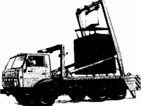 Строительные термины - Автопоезд-самопогрузчик