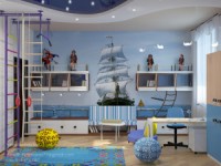 Как сделать детскую в морском стиле