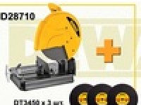 Акция! Пила монтажная DeWALT D28710 + 3 абразивных диска DT3450