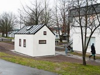 Мини-дом для студентов построили в Швеции