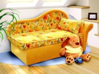 Мягкий диван для детской комнаты