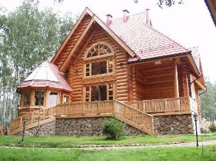 Бревенчатый дом символ надежности и качества